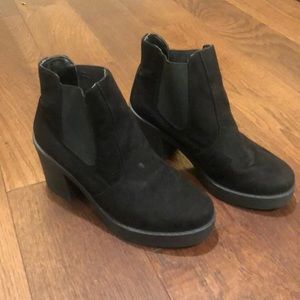 TopShop suede ankle boots